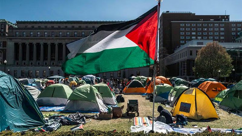 Las protestas propalestinas se multiplican en las universidades de EEUU