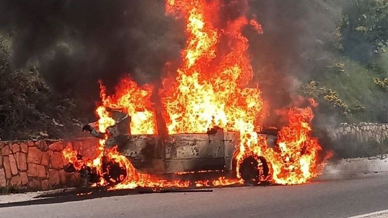 Hezbol&aacute; lanza decenas de misiles Katyusha contra el cuartel israel&iacute; Haramoun 810 en respuesta al asesinato en Meidoun