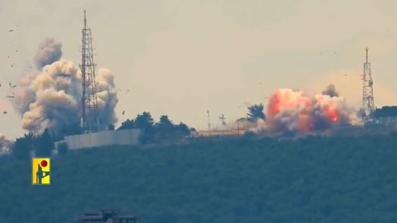 En V&iacute;deo: Hezbol&aacute; ataca con cohetes la sede de la 91a Divisi&oacute;n del cuartel de Branit