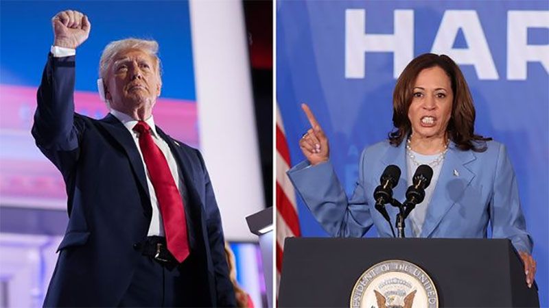 Trump tacha de &ldquo;lun&aacute;tica de izquierda radical&rdquo; a Kamala Harris
