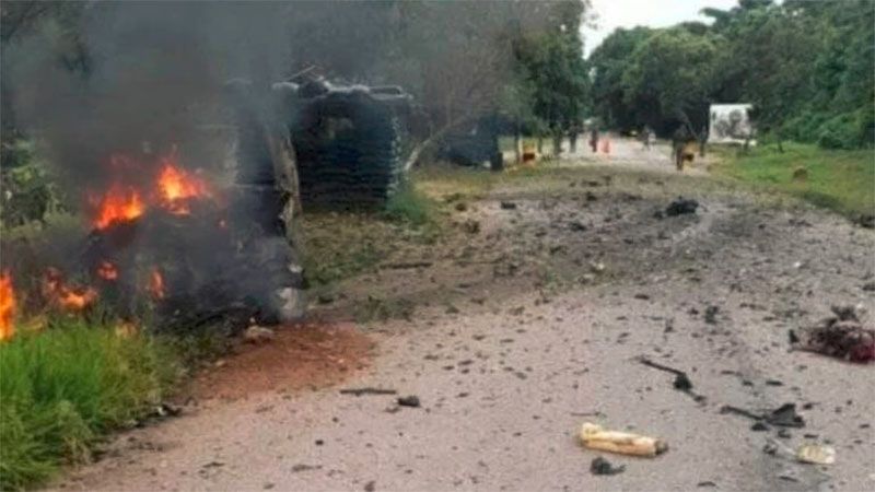 Heridos 13 soldados en ataque con explosivos a base militar en el este de Colombia