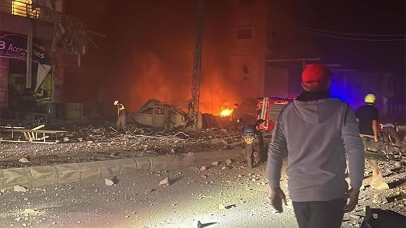 En v&iacute;deo, un ataque a&eacute;reo israel&iacute; nocturno contra L&iacute;bano