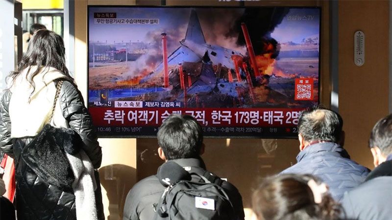 Impactante v&iacute;deo del momento de la explosi&oacute;n del avi&oacute;n de pasajeros en Corea del Sur