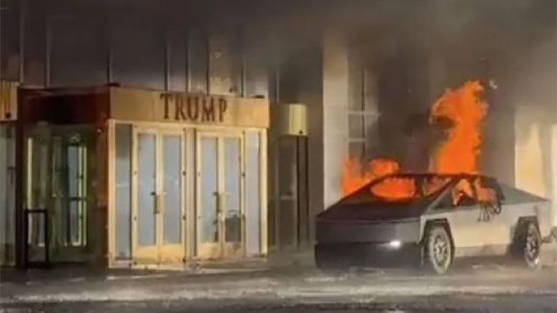 Un veh&iacute;culo cargado de cilindros de gas explota frente al &lsquo;Trump International Hotel&rsquo; en Las Vegas