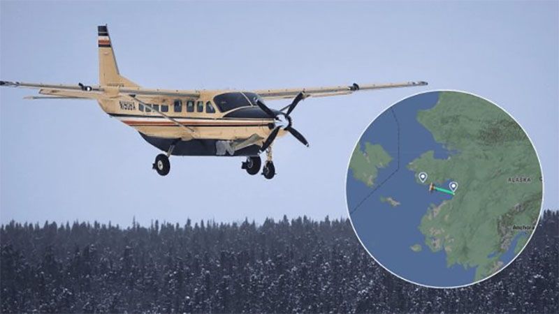 Desaparece un avi&oacute;n con pasajeros en Alaska