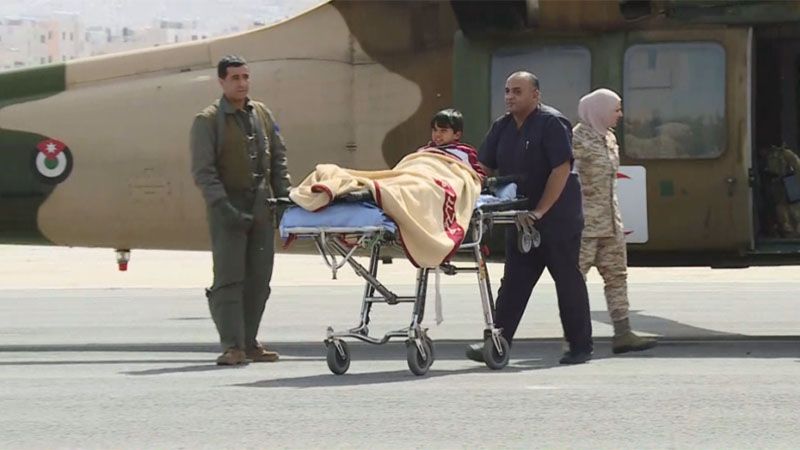 Jordania evacua a un primer grupo de 29 ni&ntilde;os enfermos de la Franja de Gaza