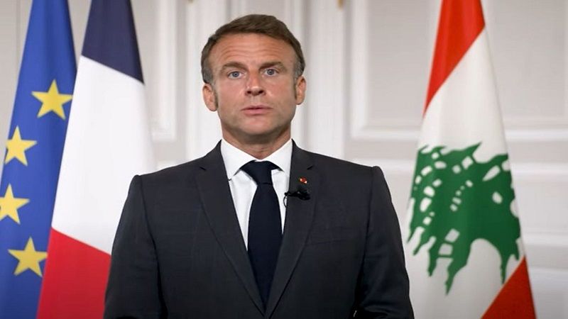Macron tilda de &ldquo;inaceptable&rdquo; el ataque del ej&eacute;rcito de ocupaci&oacute;n israel&iacute; contra Beirut