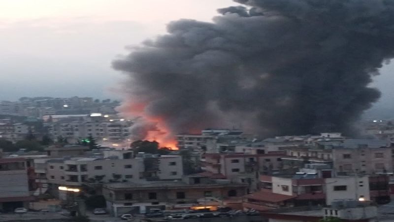 El ej&eacute;rcito de ocupaci&oacute;n israel&iacute; bombardea un edificio residencial en el sur de L&iacute;bano