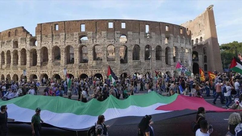 En Italia piden el fin del genocidio y del acuerdo militar con la entidad sionista