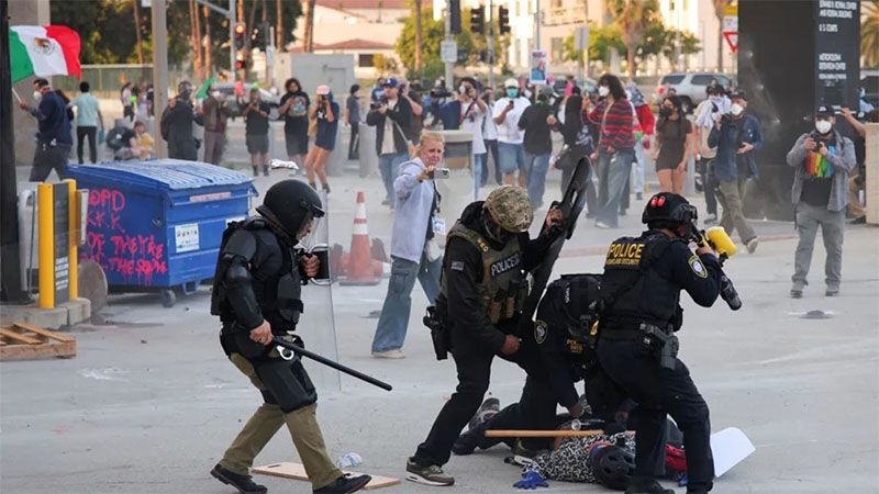 Trump ordena que arresten inmediatamente a los manifestantes con mascarillas