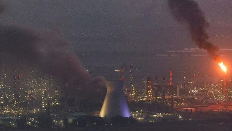 Ataque iran&iacute; interrumpe operaciones de refiner&iacute;a de crudo de la entidad sionista