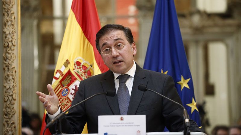 Canciller espa&ntilde;ol pide un embargo de armas a la entidad sionista por parte de la UE