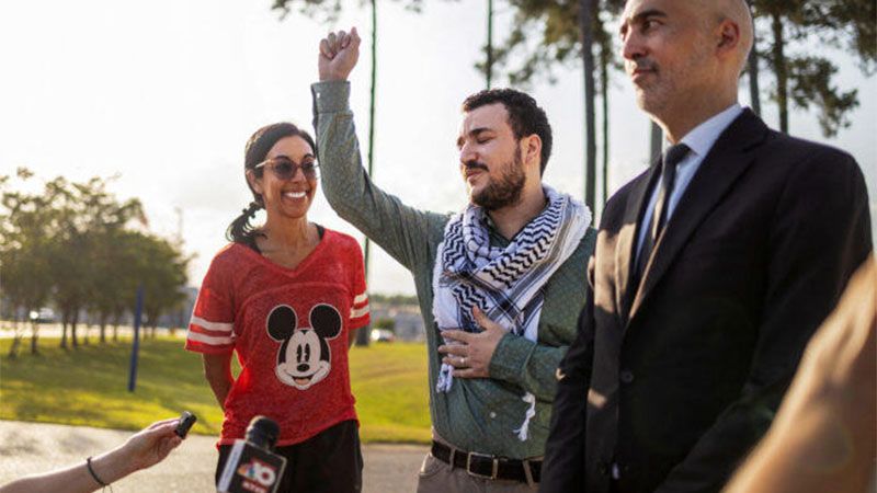 El activista palestino Mahmoud Khalil es liberado tras varios meses en c&aacute;rcel de EEUU