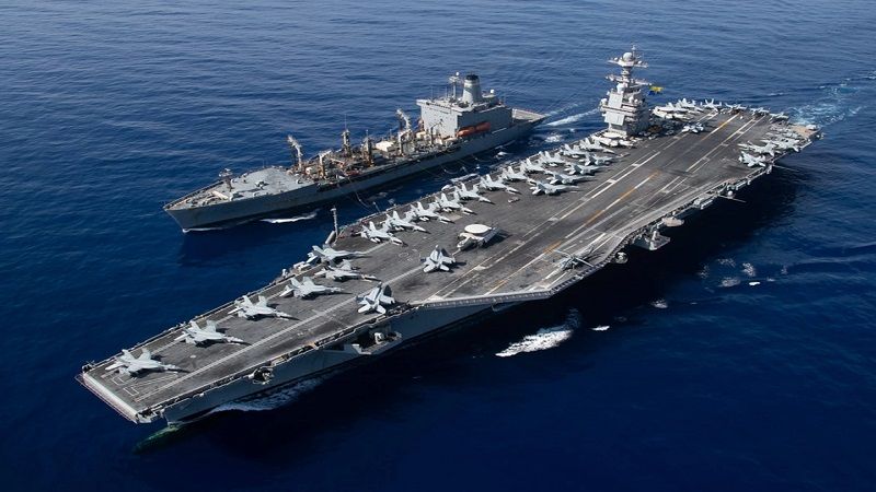 El grupo de ataque del portaviones USS Gerald R. Ford entra en el Mediterr&aacute;neo