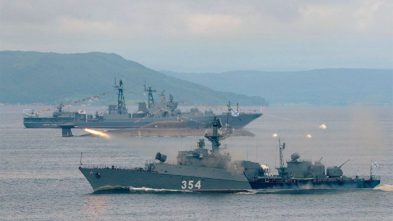 La Armada rusa comienza ejercicios con la participaci&oacute;n de m&aacute;s de 150 buques