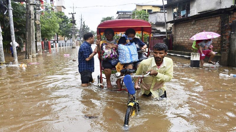 Mueren nueve personas por las fuertes lluvias en el noroeste de India