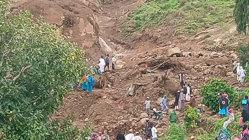 Un deslizamiento de tierra sepulta una aldea entera y deja m&aacute;s de mil muertos en oeste de Sud&aacute;n