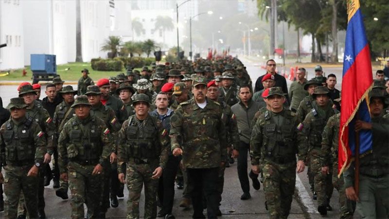 Maduro: Venezuela est&aacute; lista para la lucha armada si es agredida por EEUU