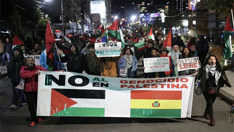 Estudiantes en Bolivia apoyan la flotilla de Gaza y rechazan el &ldquo;genocidio&rdquo; israel&iacute;