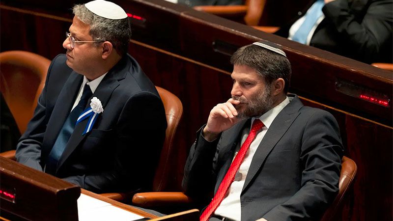 Ministros israel&iacute;es Ben-Gvir y Smotrich tienen prohibida la entrada a 29 pa&iacute;ses europeos