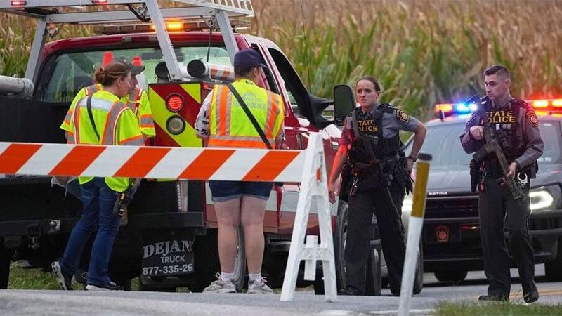 Tres polic&iacute;as muertos y dos heridos tras tiroteo en Pensilvania