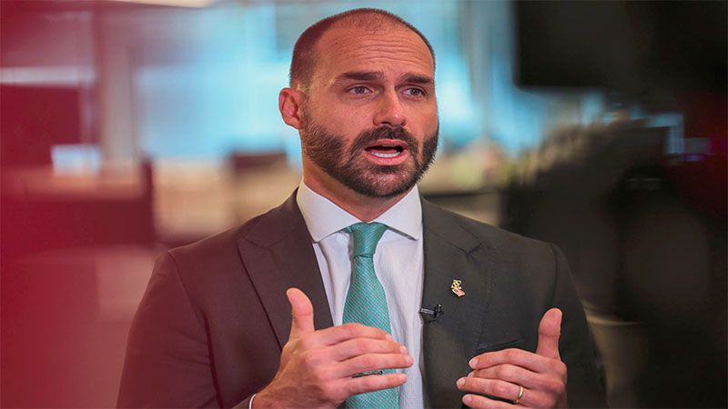 Imputan a un hijo de Bolsonaro por &ldquo;coacci&oacute;n&rdquo; durante el juicio de su padre en Brasil