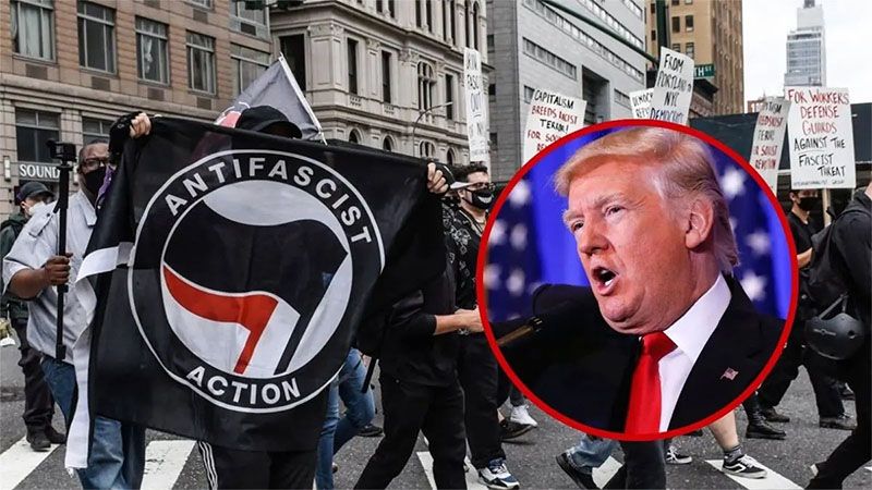 Trump designa oficialmente como &ldquo;terrorista&rdquo; al movimiento Antifa de EEUU