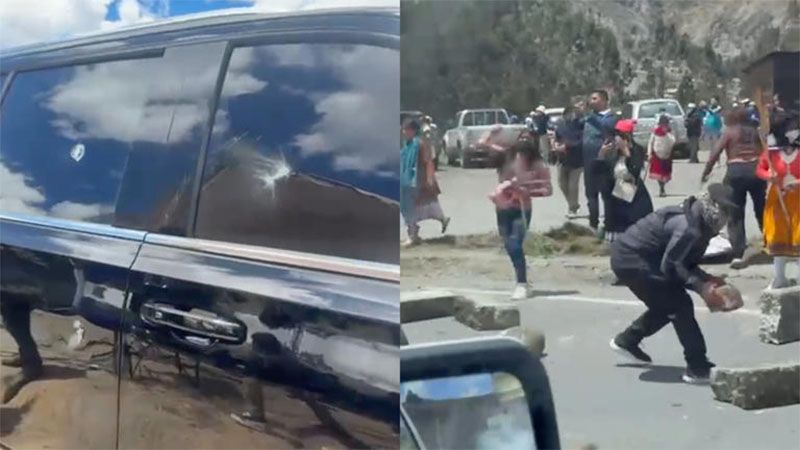 Denuncian presunto intento de asesinato a Noboa en ataque a caravana presidencial