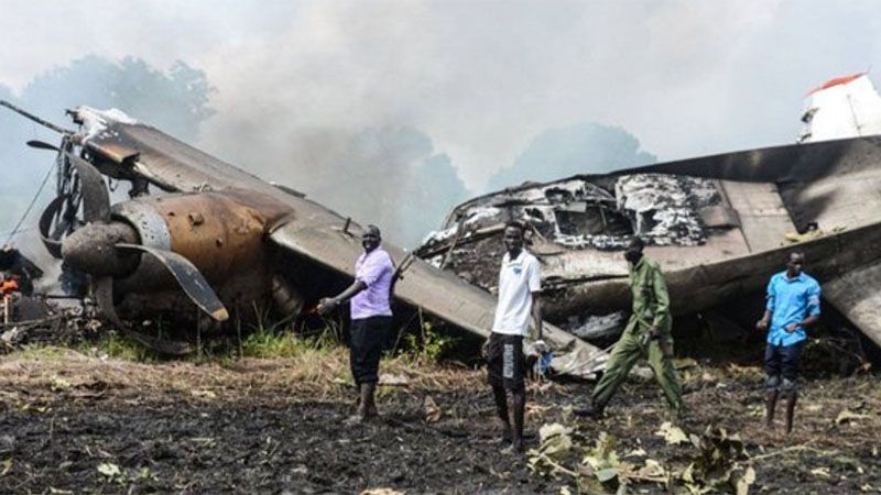 Se estrella avi&oacute;n con ayuda humanitaria en Sud&aacute;n del Sur