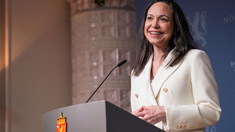 Mar&iacute;a Corina Machado confirma que recibi&oacute; apoyo de EEUU para salir de Venezuela