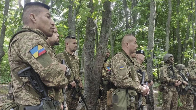 El ejército ruso ha liquidado una unidad de mercenarios colombianos en Járkov