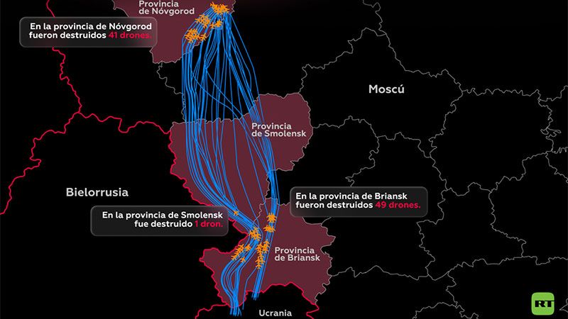 Rusia revela detalles del intento de ataque ucraniano contra una residencia de Putin