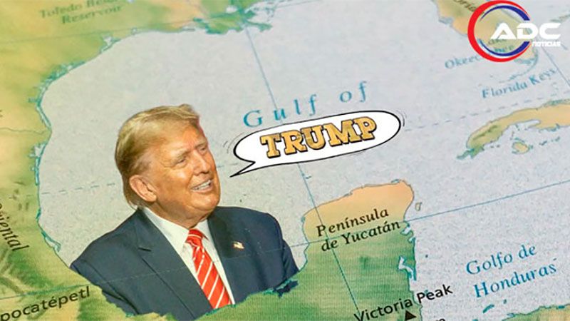 Trump plante&oacute; llamar &ldquo;Golfo de Trump&rdquo; al Golfo de M&eacute;xico