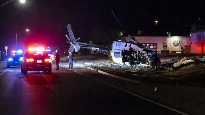 Mueren dos personas al estrellarse un helic&oacute;ptero de la Polic&iacute;a durante una persecuci&oacute;n en Arizona