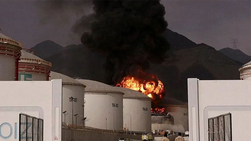 Un ataque con dron cerca de una central nuclear de Emiratos provoca un incendio
