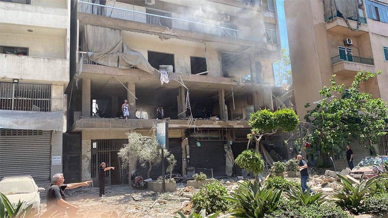 Tres m&aacute;rtires y cuatro heridos en nuevo ataque israel&iacute; contra suburbios al sur de Beirut