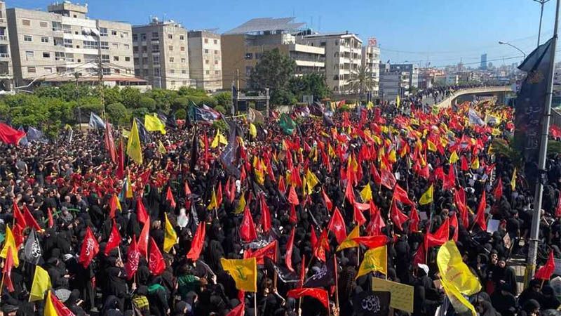 Hezbol&aacute; conmemora el martirio del Imam Hussein con una marcha millonaria