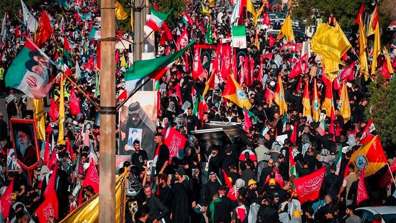 Millones de iraqu&iacute;es homenajean al L&iacute;der m&aacute;rtir de Ir&aacute;n en Nayaf y Karbala