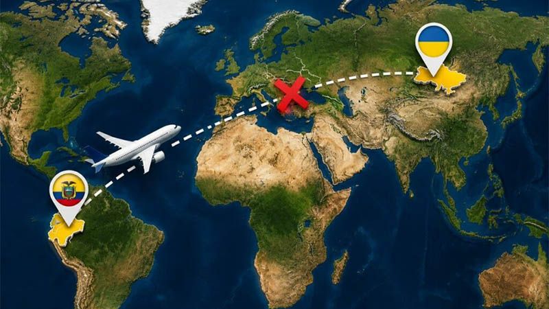 Ecuador pide a sus ciudadanos no viajar a Ucrania ante nuevos ataques con Rusia