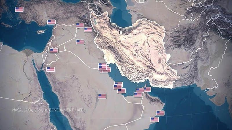 Las principales bases de fuerzas estadounidenses en Oriente Medio