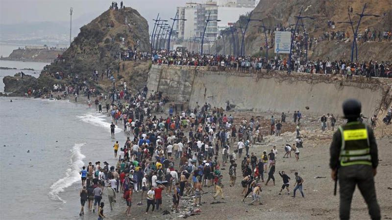 Lo que se sabe de la entrada masiva de migrantes en el territorio espa&ntilde;ol de Ceuta