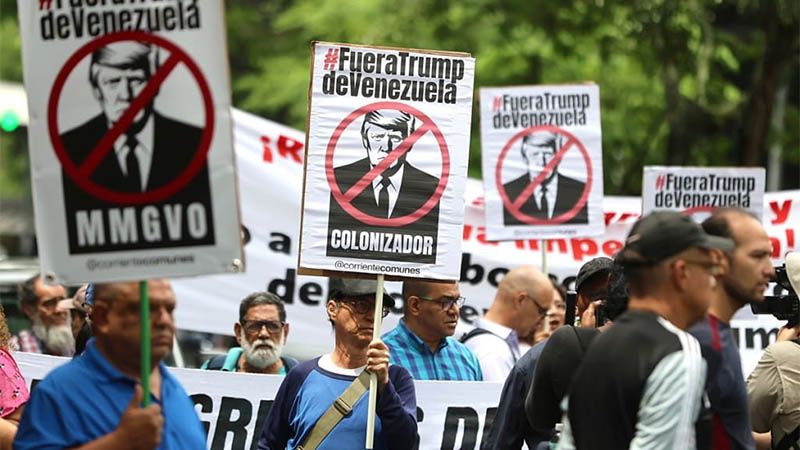 En Venezuela se renuevan las protestas contra el acuerdo petrolero con Estados Unidos