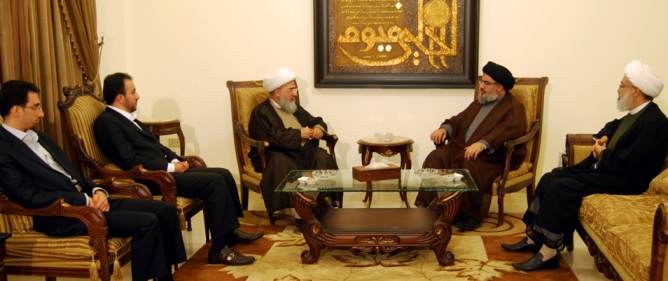 SAYYED NASRALLAH RECIBI&Oacute AYATOLA FADEL EL MALIKI 